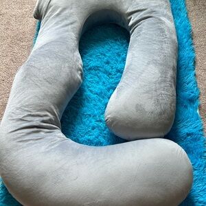 Gray Full Body Pillow
